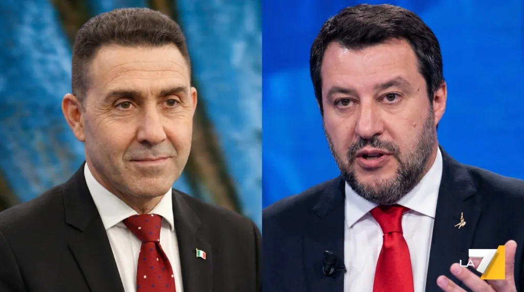 Roberto Vannacci e Matteo Salvini